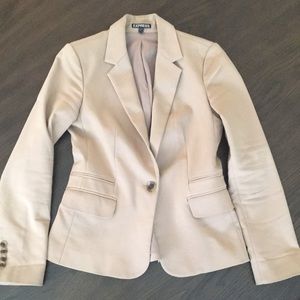 Express tan blazer, size 2